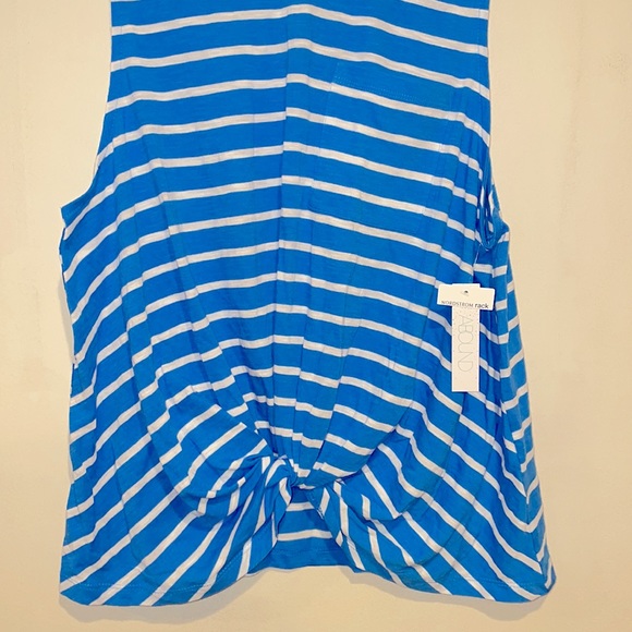 Cotton and Modal Striped Tee XL NWT - Picture 5 of 7